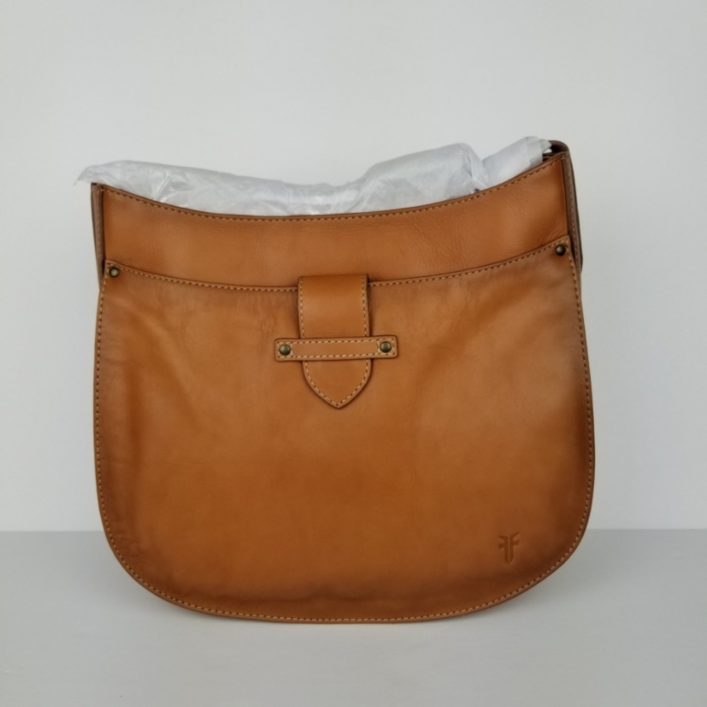 Frye Olivia Large Leather Crossbody Bag-Dusty Rose - Picture 6 of 7